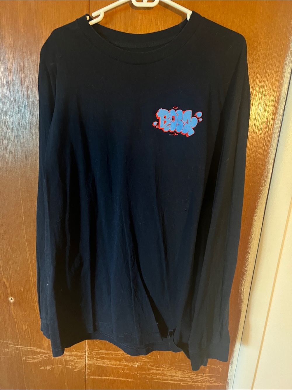 ROSA ENT. “Graffiti” navy long sleeve